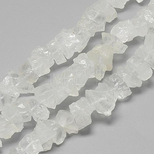 Natural Quartz Crystal Beads Strands G-R427-13-1