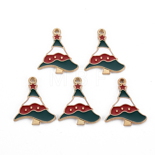 Alloy Enamel Pendants ENAM-S126-055-NR-1