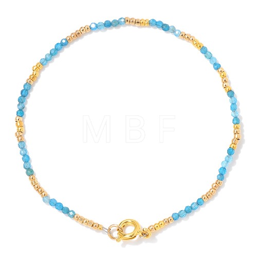 Natural Apatite Beaded Bracelets PW-WG6221C-03-1