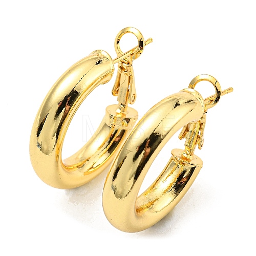 Rack Plating Brass Hoop Earring KK-C026-14G-1
