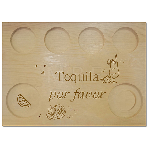 Wooden Wine Serving Tray AJEW-WH0269-011-1