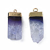 Natural Agate Pendants G-Q998-039B-2