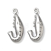 304 Stainless Steel Pendants STAS-P433-14E-P-1