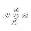 Non-Tarnish 304 Stainless Steel Charms STAS-Q201-T445-10S-3