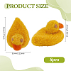 Wool Felt Duck AJEW-WH0455-335-2
