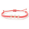 Handmade Daisy Glass Seed Bead Woven Flower Braided Bracelets CR2331-1-1