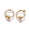 Electroplate Brass Retractable Clip-on Earrings LS-X-EJEW-L221-02N-1