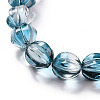 Transparent Glass Beads Strands GLAA-F114-02B-14-3
