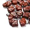 Natural Red Jasper Pendants G-B127-05P-07-1