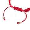 Nylon Cord Braided Bracelets for Women BJEW-JB11288-02-4