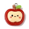 Opaque Resin Imitation Food Pendants RE-CBAAB56-02-1