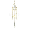 Brass Pouch Cone Hanging Ornaments HJEW-JM01734-1
