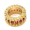 Brass Pave Cubic Zirconia Beads CU-CBA0A9C-13G-A-2