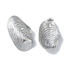 Tarnish Resistant 304 Stainless Steel Stud Earrings EJEW-U004-03P-2