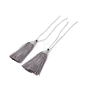 Nylon Tassels Big Pendant Decorations HJEW-G010-A12-6