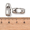 Tarnish Resistant Stainless Steel Ball Chain Connectors X-STAS-L018B-P-4