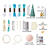 DIY Hand JuQiu & Bowknot Punch Needle Making Kits DIY-EL0001-06B-11