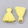 Polycotton(Polyester Cotton) Tassel Pendant Decorations X-FIND-S280-14-2