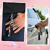 1Pc PU Leather Tassel Keychains KEYC-CL0001-51B-6