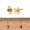 Brass Cup Pearl Peg Bails Pin Pendants KK-H506-10B-G-3