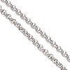 304 Stainless Steel Rolo Chain Bracelet Making AJEW-JB01513-3