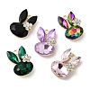 Alloy Rhinestone Pendants FIND-H055-08G-1