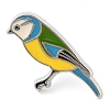 Bird Platinum Alloy Enamel Brooches JEWB-I035-08P-04-1