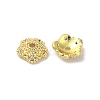 Rack Plating Brass Beads Caps KK-B088-04A-G-2