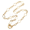 11MM 304 Stainless Steel Cross Link Chain Necklaces with OT Clasps for Men Women NJEW-P355-01C-G-4