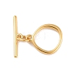 Brass Toggle Clasps KK-U024-01G-3