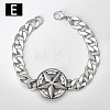 Punk & Viking 304 Stainless Steel Link Bracelets FS-WG44D5C-08-1