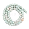 Natural Amazonite Beads Strands G-O164-02-6mm-5