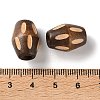Schima Wood Carved European Beads WD-CBACBB7-01D-3