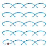 20Pcs Adjustable Korean Waxed Polyester Cord Bracelet Making BJEW-TAC0051-10-2