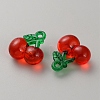Transparent Resin Fruit Pendants RESI-CJC0011-49-2