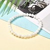 Natural Selenite Beads Stretch Bracelets BJEW-JB06620-01-2