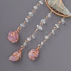 Tree of Life Natural Agate & Natural Crystal Chips Hanging Suncatchers RN-CBA387D-01G-4