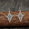 Alloy & Rhinestone Dangle Earrings FS-WG9C296-01-2