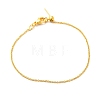 Brass Cable Chains Bracelets for Women BJEW-G735-09G-1