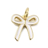 Brass Enamel Charms KK-H206-15G-02-1
