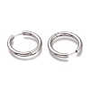 Tarnish Resistant 201 Stainless Steel Huggie Hoop Earrings EJEW-L256-05Q-P-2