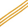 Eco-Friendly Dyed Round Nylon Cotton Braided Cords Threads OCOR-L001-821-308-1