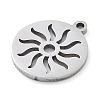 304 Stainless Steel Charms STAS-I327-01G-01-2