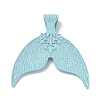 Spray Painted Alloy Big Pendants AL-CBA5D51-02E-1