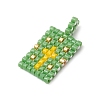 Glass Seed Bead Pendants PALLOY-MZ00244-4