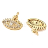 Brass Micro Pave Cubic Zirconia Pendants KK-A291-27A-G-2