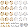304/202 Stainless Steel Stud Earring Findings STAS-UN0065-02-1