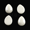 Pearlized Plated Opaque Glass Cabochons PORC-S778-5x8-M-2