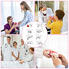 8Pcs 8 Style Nurse's Cap & Infusion Bottle & Caduceus Alloy Charms Safety Pin Brooch JEWB-FH0001-24-6