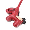 Horse PU Leather Pendant Decorations HJEW-A012-01D-3